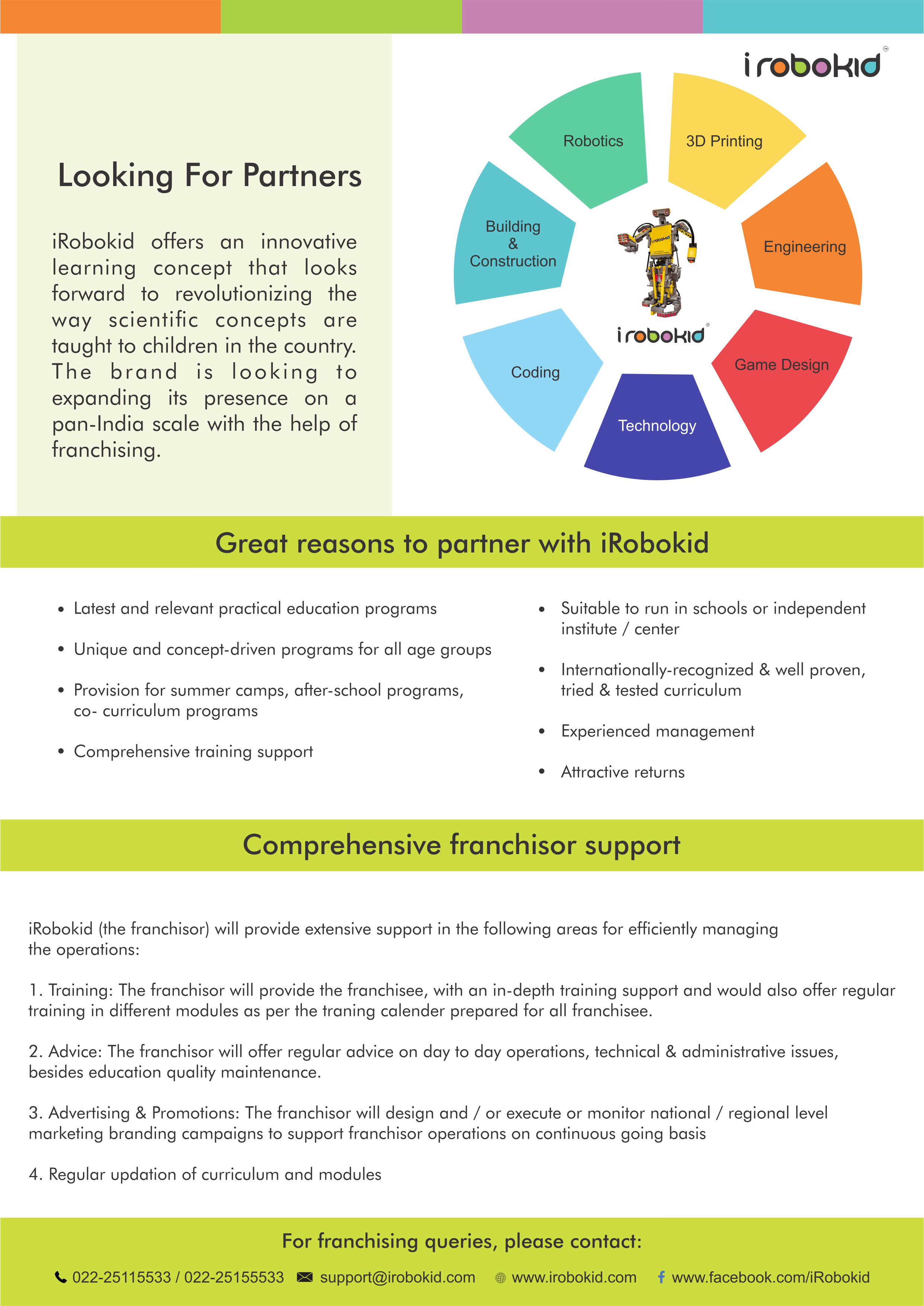 iRobokid Franchise - Kids Robotic Training